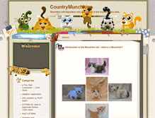 Tablet Screenshot of countrymunchkins.net